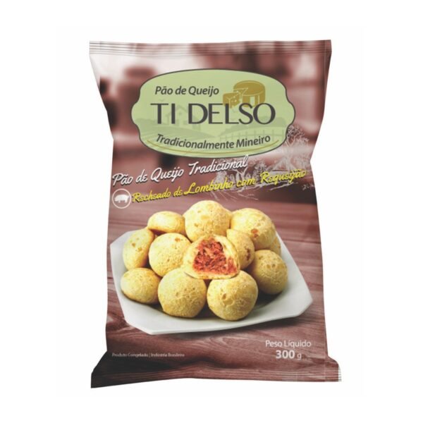 Pão de Queijo Recheado - Lombinho com Requeijão (Congelado) 300 g